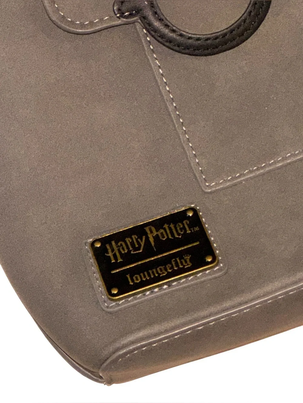LOUNGEFLY RARE Harry Potter Gryffindor gray convertible mini backpack purse